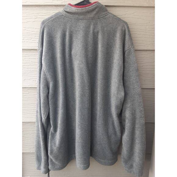 ESPN The Magazine Men's Size XL 1/4 Zip Gray Fleece Jacket - Picture 4 of 6